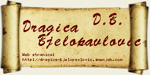 Dragica Bjelopavlović vizit kartica
